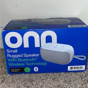 Onn. Bluetooth speaker.